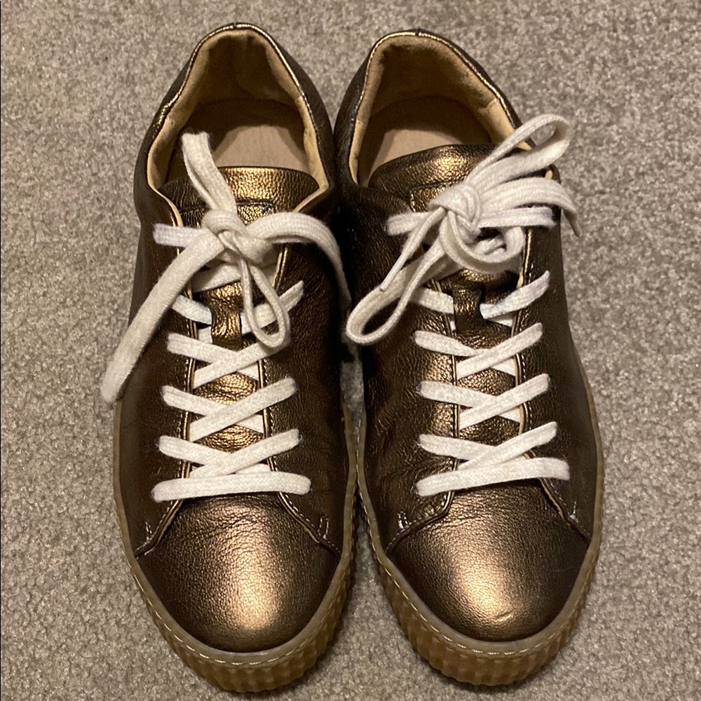 Bronx Metallic Bronze Sneakers